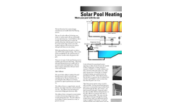 Solar Pool Heating Systems Brochure