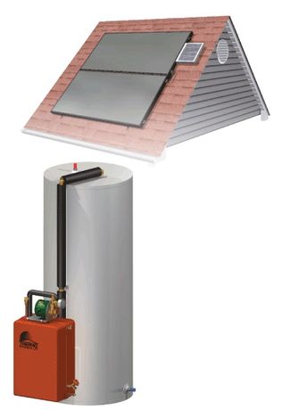 Solar Boiler - Model SB32-9PV - Solar Domestic Water Heating System