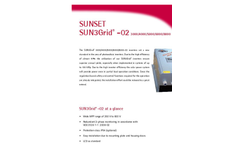 SUN3Grid - Model 3000 - 8000 - Solar Inverters Brochure