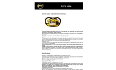 RCB1000 Radio Remote Control Brochure