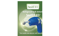 SniffIT X3 Refrigerant Gas Leak Detector Brochure