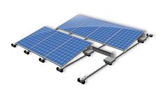 Van Der Valk - Model ValkPro+ P10 South - Solar Panel Mounting System for Flat Roofs