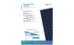 Trunsun - Model Standard Series - TSP-72H - Polycrystalline Solar Module - Datasheet