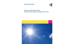 TYFOCOR LS – Special Heat Transfer Fluid For Thermal Solar Systems - Brochure