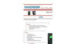G200-00N N2O Analyzer For Medical Applications - Product Datasheet