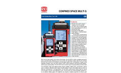 GX-2012 Confined Space Multi-Gas Monitor - Product Datasheet
