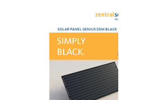 Solar Modules Genius SDM Black series 
