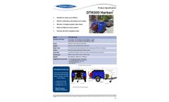 Flowplant - Model DTK - Sewer Trailer Jetter - Specification Sheet