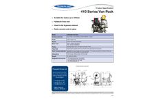 Flowplant - Model 410 Series - Van Pack Jetting Unit - Specification Sheet