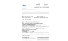 Oil Water Separator Profile - Application Datasheet