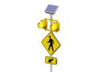 Carmanah - Model R820-F - Solar Crosswalk Flashing Beacon