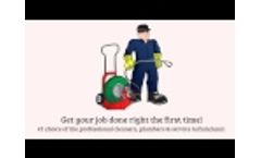 Professional Drain Cleaning Equipments - Video