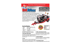 HotJet - Model III - Dual Engine Hot and Cold Water Sewer Drain Line Jetters - Brochure