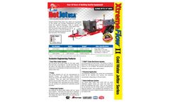 HotJet - Model XF2TA1038CW - Tandem Axle Trailer Mounted Cold Water Sewer & Drain Line Jetters - Brochure