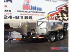 HotJet - Model XF2TA1038CW-800 - Tandem Axle Trailer Mounted Cold Water Sewer & Drain Line Jetters