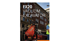 Ditch Witch - Model FX20 - Vacuum Excavator Brochure