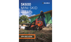 Ditch Witch - Model SK600 - Mini Skid Steers Brochure