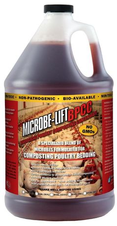 Microbe-Lift - Model BPCC - Biological Poultry Composting Concentrate for Composting Poultry Bedding