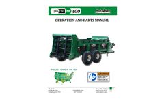 HR 400 Hydra-Ram Manure Spreader - Operation and Parts Manual