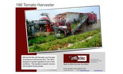 190 Tomato Harvester - Brochure