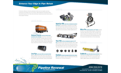 Pipe Renewal Technologies Overview Brochure