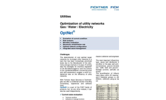 vOptimization of Utility Networks, OptNet Brochure