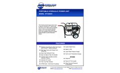 Hydra-Tech - Model HT100DPVQ - Portable Hydraulic Power Unit - Specifications Sheet