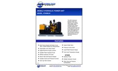 Hydra-Tech - Model HT400DJV - Mobile Hydraulic Power Unit - Specifications Sheet