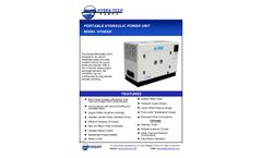 Hydra-Tech - Model HT35DQV - Portable Hydraulic Power Unit - Specifications Sheet