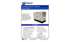 Hydra-Tech - Model HT50DQV - Portable Hydraulic Power Unit - Specifications Sheet