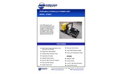 Hydra-Tech - Model HT50E - Portable Hydraulic Power Unit - Specifications Sheet
