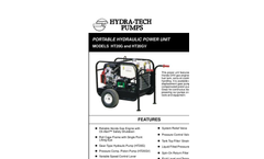 Hydra-Tech - Model HT100E - Portable Hydraulic Power Unit - Brochure