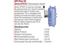 Model Series LPTS 07 - API Plan 52 Thermosyphon Vessel - Datasheet