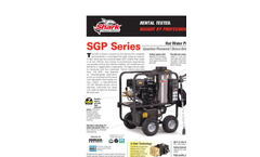 Portable Hot Water Pressure Washer SGP-302517 - Brochure