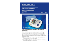 One-Step Memory Automatic Blood Pressure Monitor UA-767PV