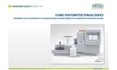KRÜSS - Model FP8600 - Flame Photometer - Automatic Unit without Dilution - Brochure
