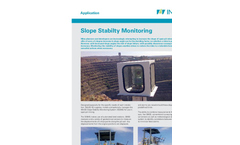 Slope Stabilty Monitoring Services Brochure