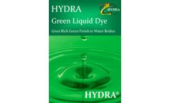 Hydra - Green Liquid Dye - Brochure