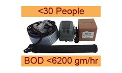 Septo-Air Basic System - Model <30 People / BOD <6200gm/hr - Septic Tank Conversion Unit
