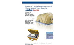KONCAR - Model TG-WFD - System for Turbine Generator Excitation Winding Shorted Turns Detection Brochure