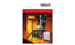 Coal, Coke & Iron Ore Testing Furnaces - Brochure