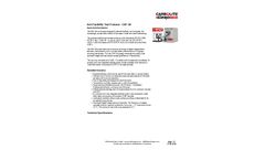 Carbolite - Model CAF G5 - Ash Fusibility Test Furnace - Datasheet