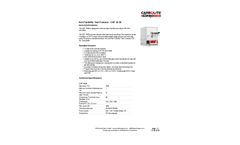 Carbolite - Model CAF 16/38 - Ash Fusibility Test Furnace - Datasheet