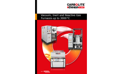 Carbolite Gero - Vacuum, Inert and Reactive Gas Furnaces up to 3000 °C - Brochure