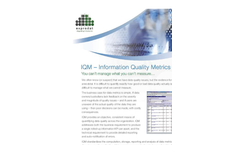 IQM (Information Quality Metrics) Brochure