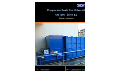 PAKTOR - I.3 - Universal Stationary Compactor Brochure