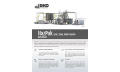 MacLean HazPak - Model 1500, 3000, 6000 & 6000+ - Solution for the Environment - Brochure