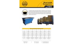 Iron Container - Rear Load Dumpsters & Rear Load Containers - Datasheet