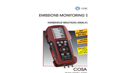 COSA - 707 - Hand Held Multigas Emissions Analyzer for Industrial and Combustion Processes Brochure