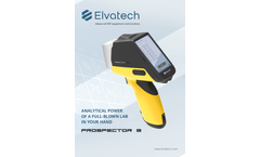 ElvaX ProSpector 3 Portable, Handheld XRF Elemental Analyzer - Brochure